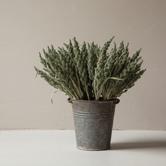 Dried Green Wheat Bunch