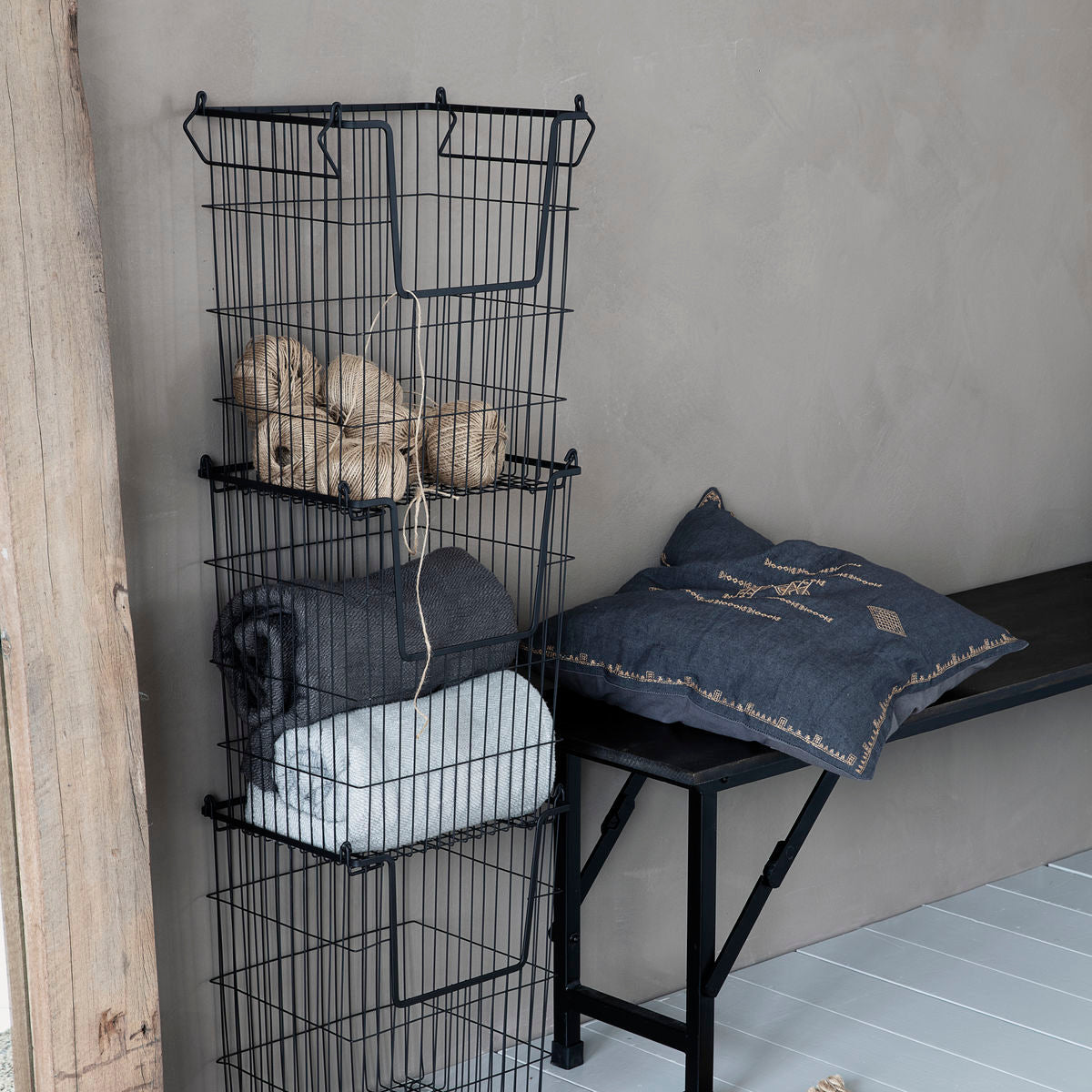 Tall Stackable Baskets - Design Vintage