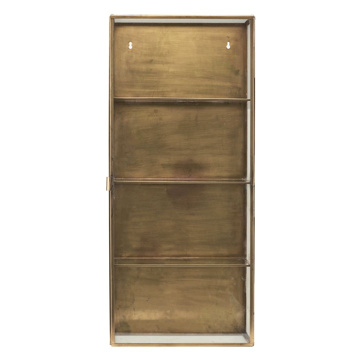 Antique Brass Wall Cabinet - Design Vintage