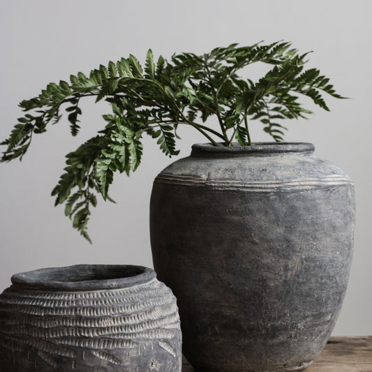 Rustic Concrete Vase - Medium - Design Vintage