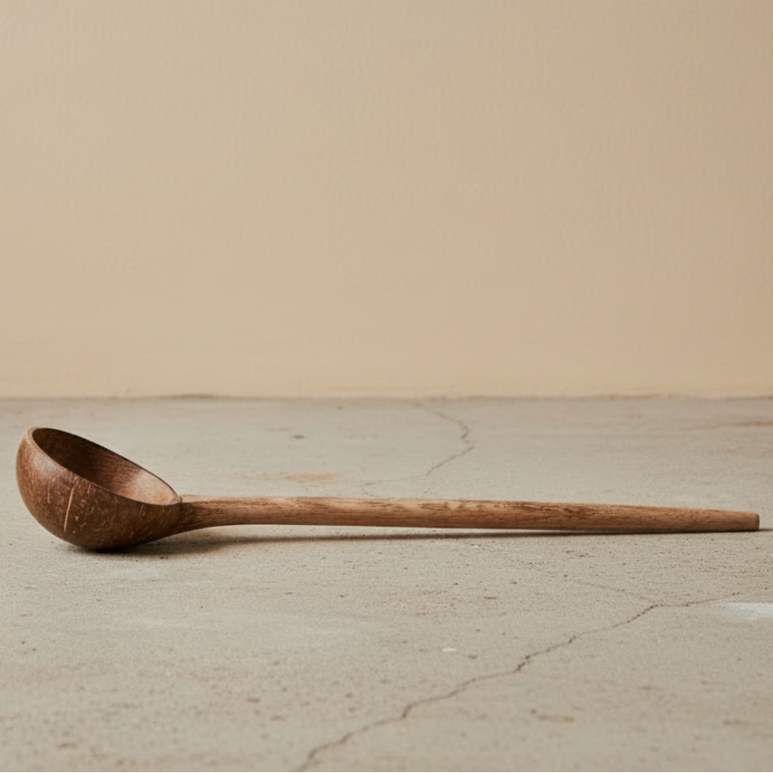 Hand Carved Wood Ladle