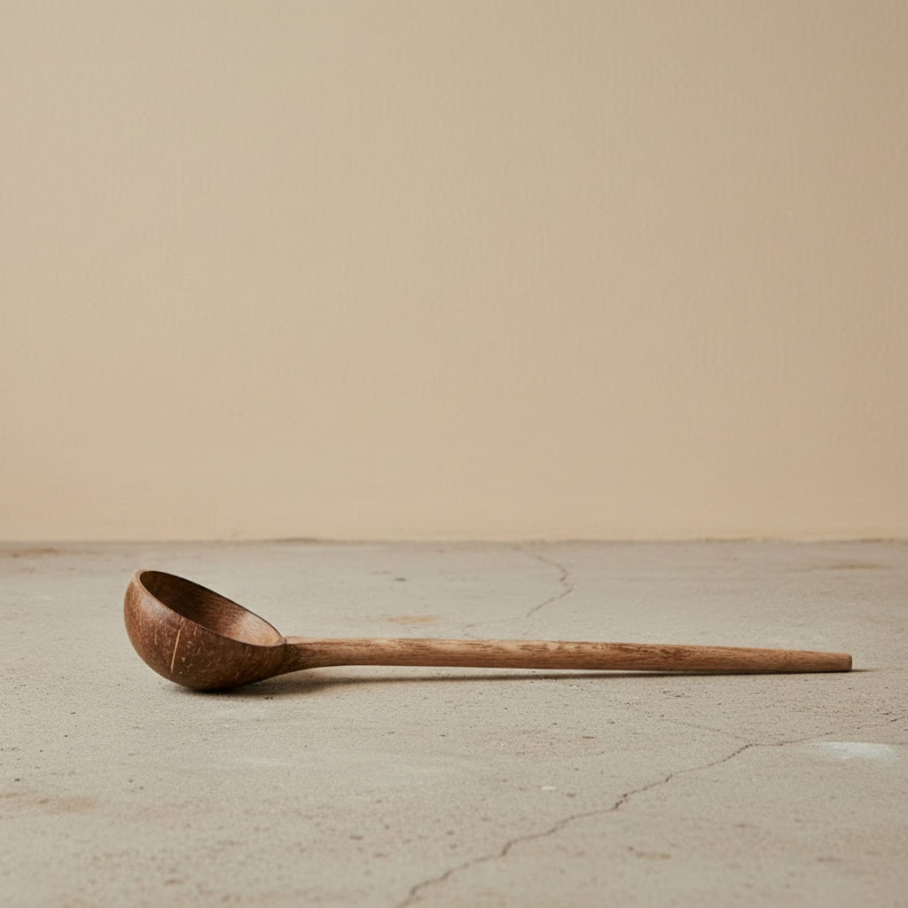 Hand Carved Wood Ladle