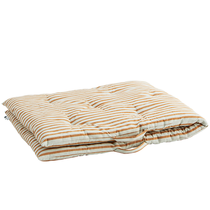 Terracotta Stripe Mattress Cushion