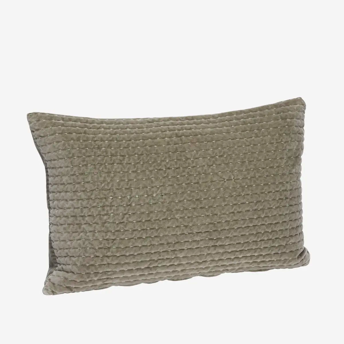 Sage Quilted Cushion - Design Vintage