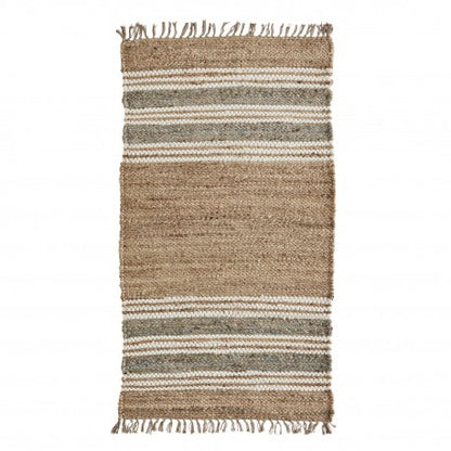Striped Jute Rug