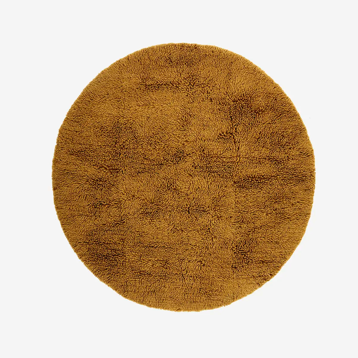 Ochre Hand Tufted Wool Rug - Design Vintage