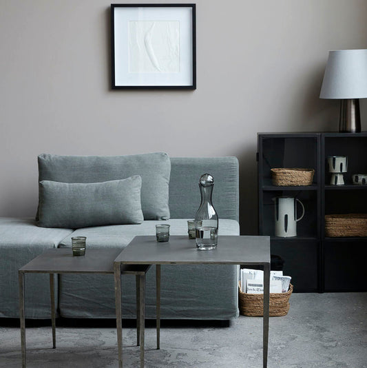 Square Iron Coffee Table - Design Vintage