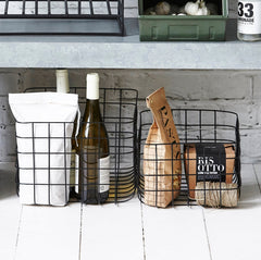 Set of Simple Wire Baskets