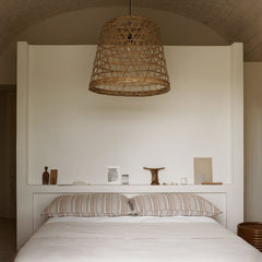 XL Woven Basket Lampshade