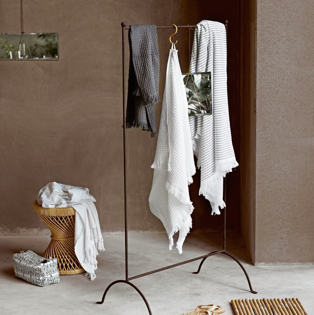 Iron Clothes Rail Tine K Home Design Vintage Hanging Rail