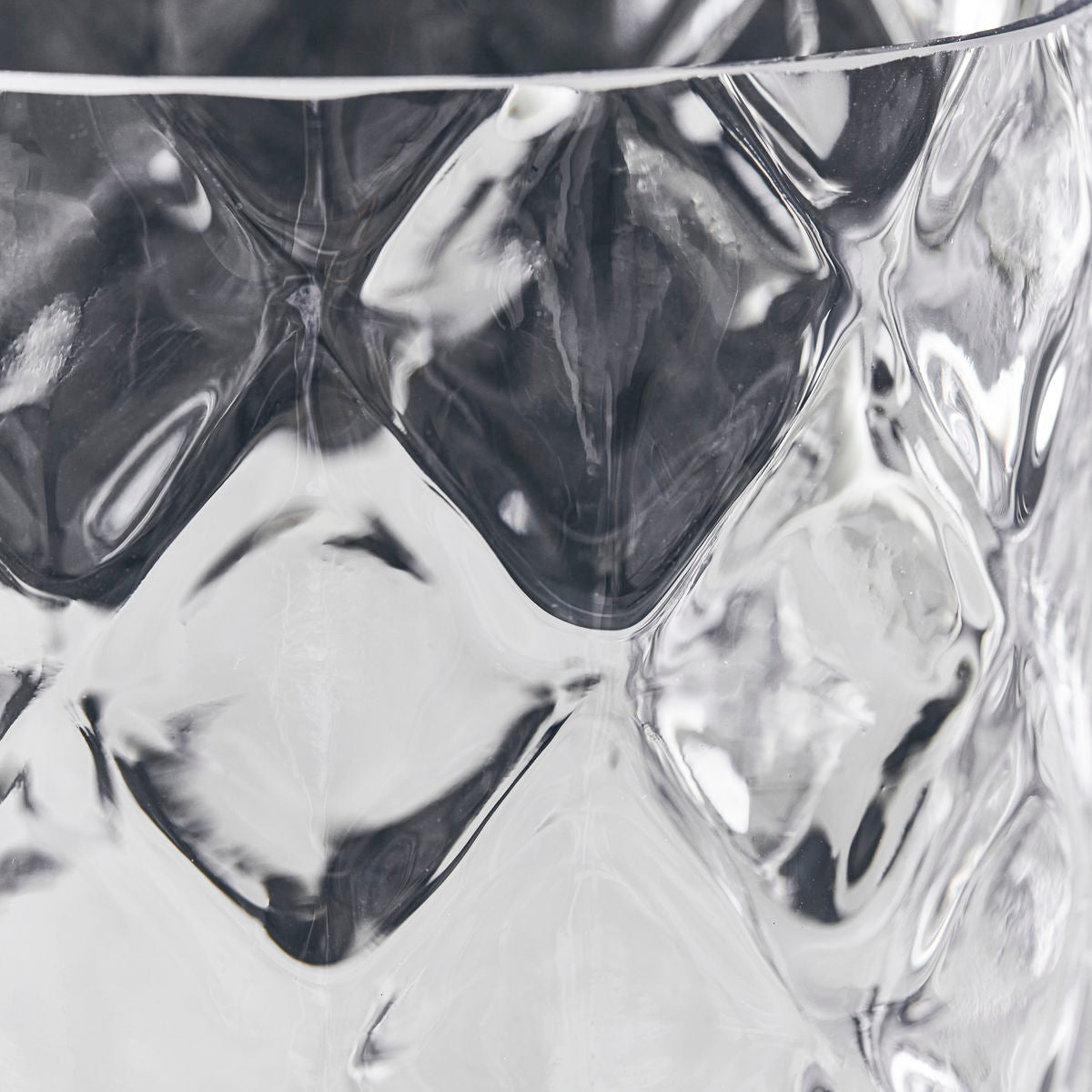Textured Glass Vase - Design Vintage