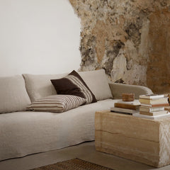 Mocha Stripe Cushion