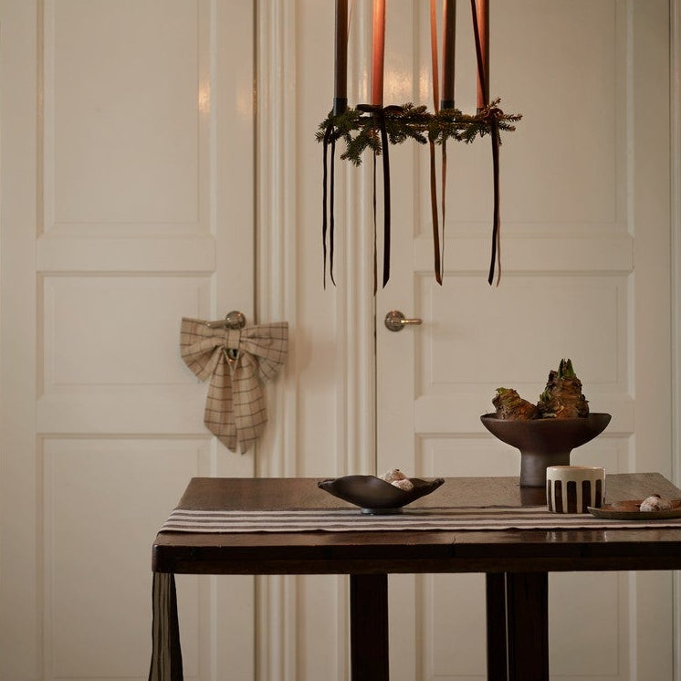 Checked Decorative Bow