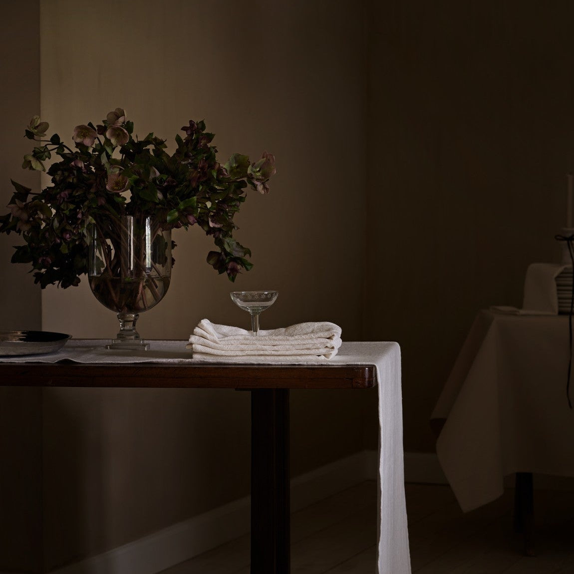 Elegant Glass Hurricane Vase
