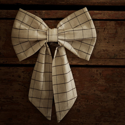 Checked Decorative Bow