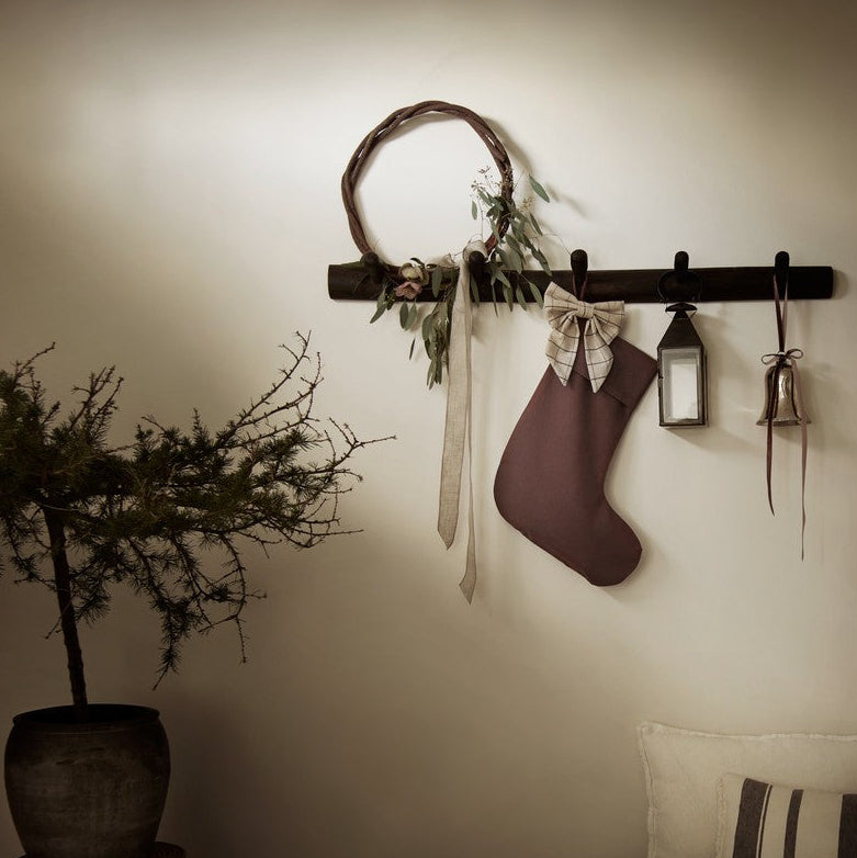 Dusty Pink Christmas Stocking