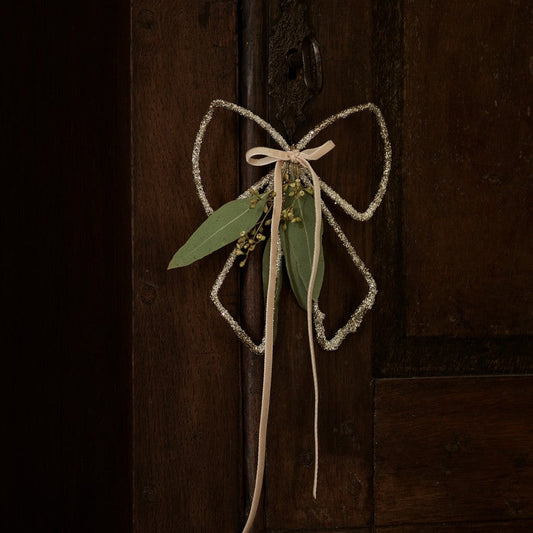Hanging Glitter Bow