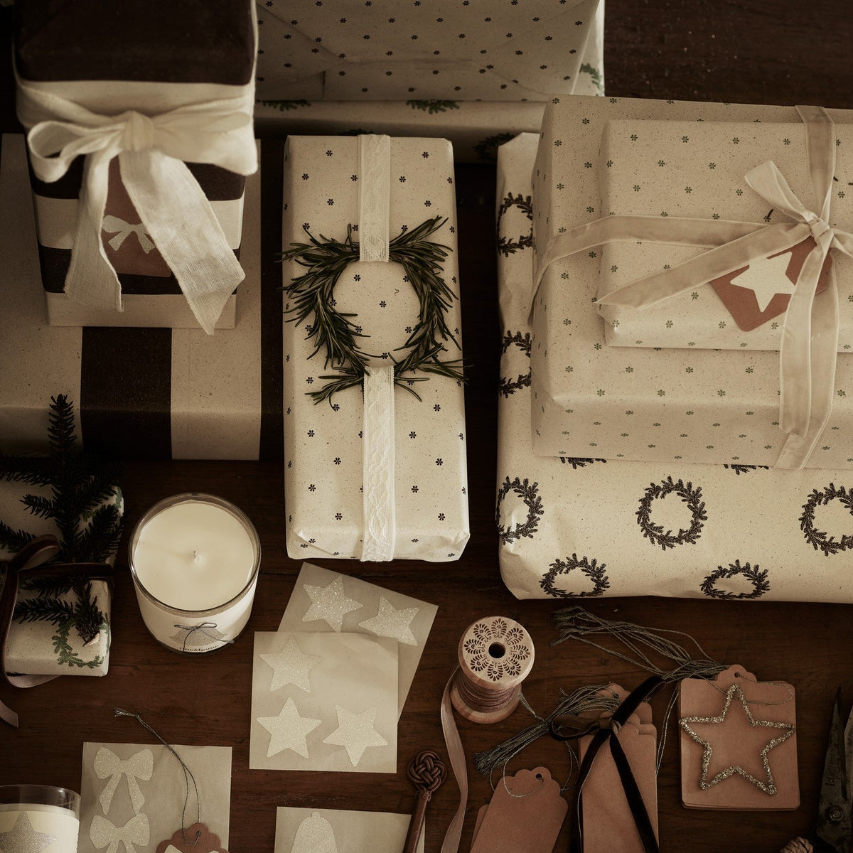 Cream Linen Ribbon