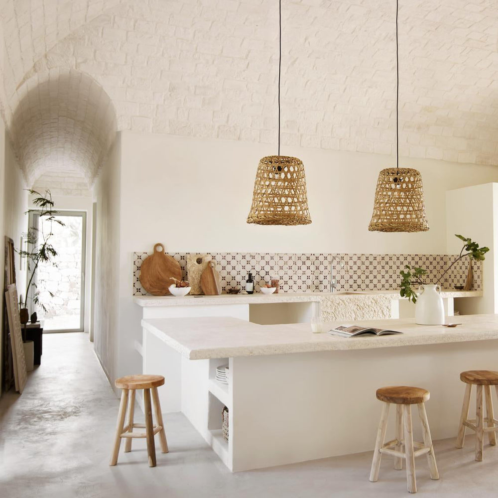 Woven Basket Lampshade