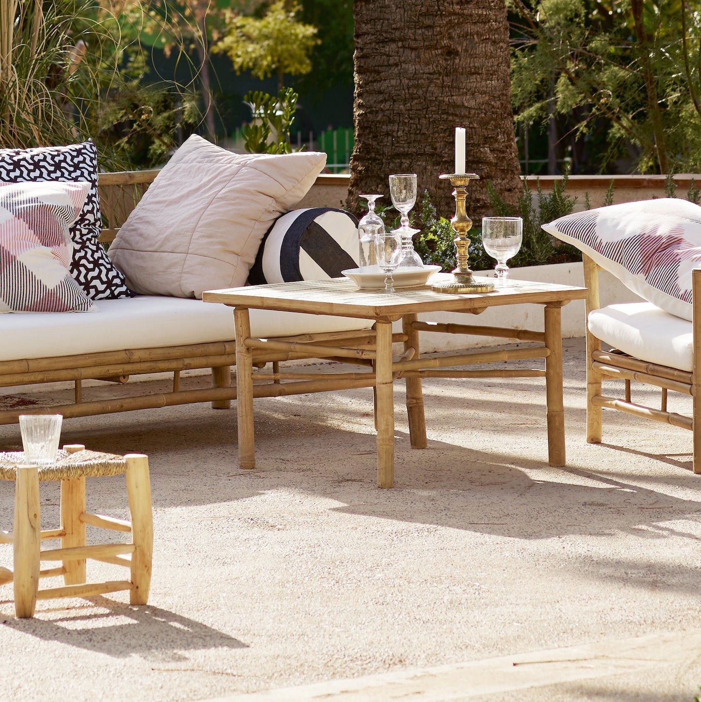 Bamboo Lounge Table - Design Vintage
