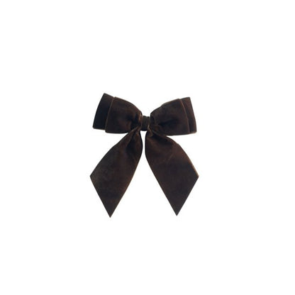 Mocha Velvet Bow