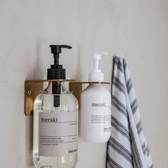 Brushed Brass Bottle Bracket