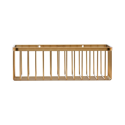 Brushed Brass Basket - Design Vintage